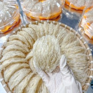 Yến tinh chế cần giờ - sợi nhiều vừa - có bụng